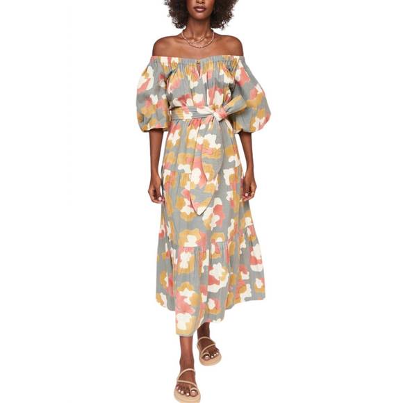 NEW MIRTH capri dress in grey/pink - Picture 2 of 4